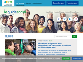 'guidesocial.be' screenshot
