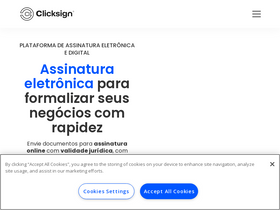 'clicksign.com' screenshot