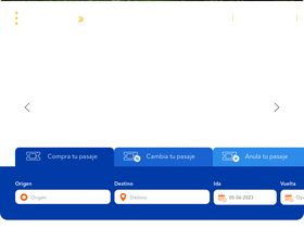 'pullmanbus.cl' screenshot