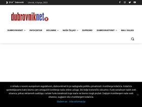 'dubrovniknet.hr' screenshot