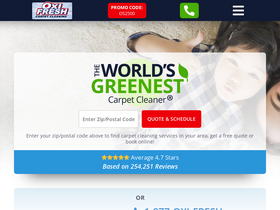 'oxifresh.com' screenshot