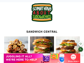'somethingaboutsandwiches.com' screenshot
