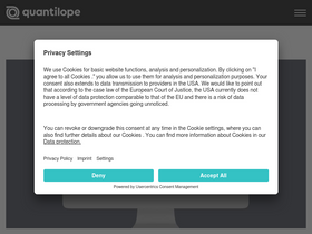 'quantilope.com' screenshot