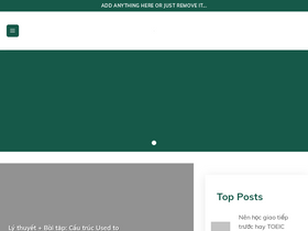 'tienganhlade.com' screenshot