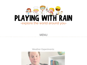 'playingwithrain.com' screenshot