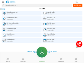 'thebank.vn' screenshot