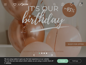 'lyskin.com' screenshot