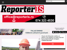 'reporteris.ro' screenshot