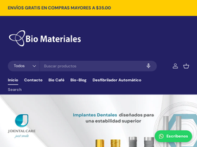 bmateriales.com homepage screenshot