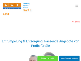 'awl-zentrum.de' screenshot