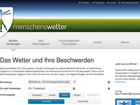 'menschenswetter.de' screenshot