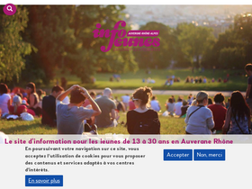 'info-jeunes.fr' screenshot