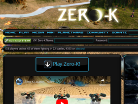 'zero-k.info' screenshot
