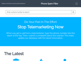 phonespamfilter.com