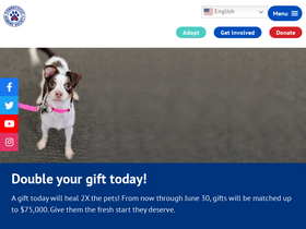 'cthumane.org' screenshot