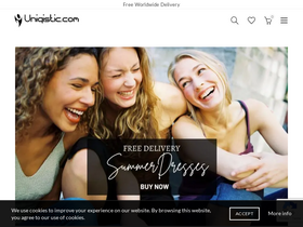 'uniqistic.com' screenshot