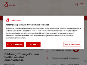 'sydan.fi' screenshot