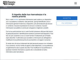 'pianetadesign.it' screenshot