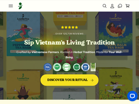 lostintea.com homepage screenshot