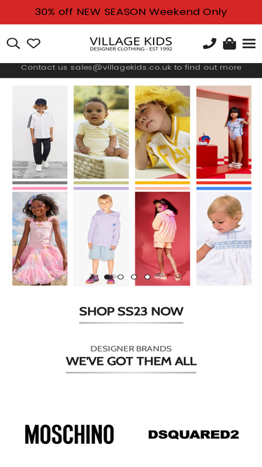 Kids on sale designer sites