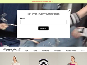 maroskepeech.com homepage screenshot