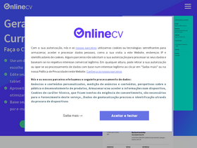 'onlinecurriculo.com' screenshot