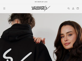 lucadantespadafora.com homepage screenshot