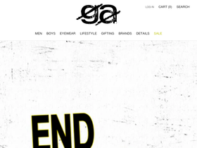 glassavenue.com.au homepage screenshot