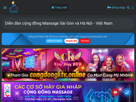 'congdongmassage.com' screenshot