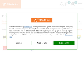 'tilbudsuken.no' screenshot