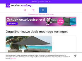 'vouchervandaag.nl' screenshot