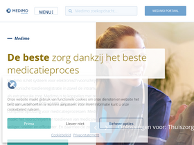 'medimo.nl' screenshot