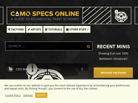 camospecs.com