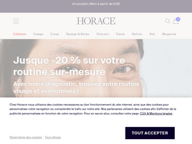 'horace.co' screenshot