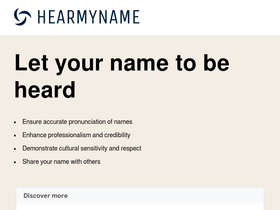hearmyname.net
