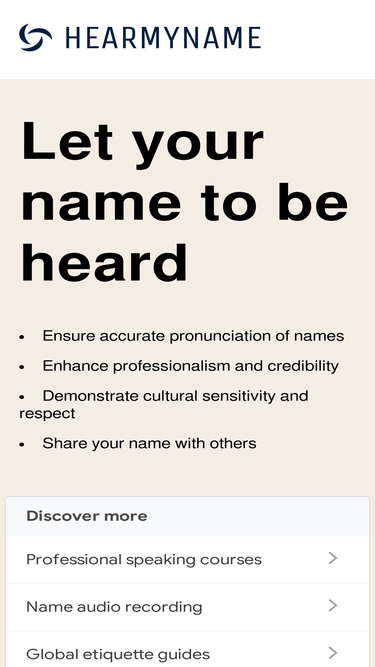 hearmyname.net