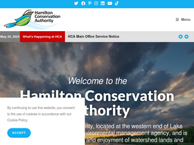 'conservationhamilton.ca' screenshot