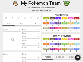 'mypokemonteam.com' screenshot