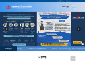 'mofe.gov.bn' screenshot