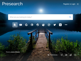 'presearch.com' screenshot