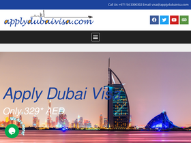 'applydubaivisa.com' screenshot