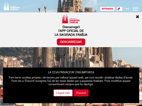 'sagradafamilia.org' screenshot
