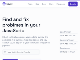 'eslint.org' screenshot
