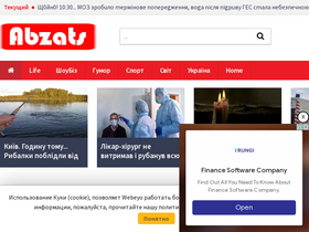 'abzats.life' screenshot