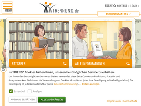 'trennung.de' screenshot