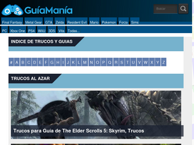 'guiamania.com' screenshot