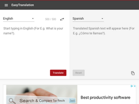 'easytranslation.app' screenshot