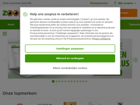'zooplus.nl' screenshot
