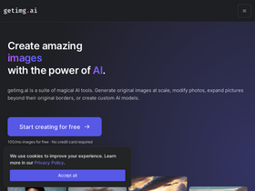 GetImg AI - Harness the innovative power of AI at GetImg.ai to transform text into striking images. This all-encompassing creative toolkit assists in generating, editing, and animating images with minimal effort.