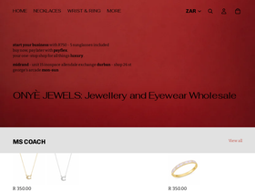 onyejewels.com homepage screenshot